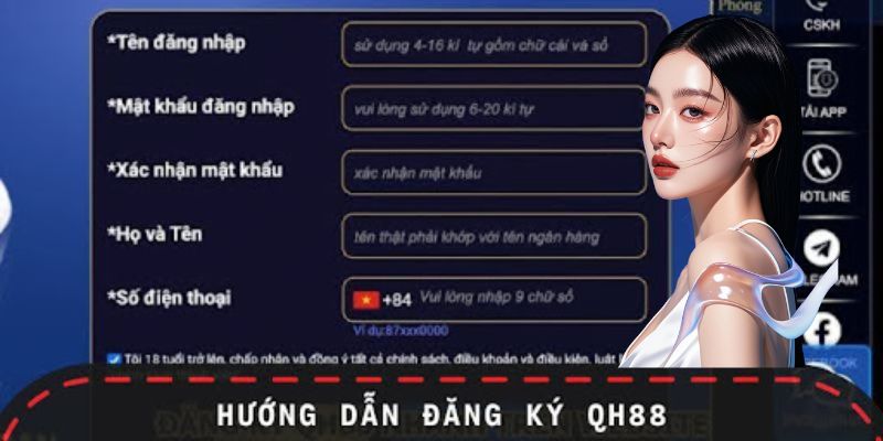 Hội viên cung cấp đầy đủ các dữ liệu mở nick